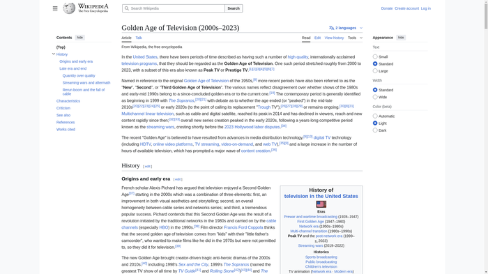 Golden Age of TV (2000s-2023)