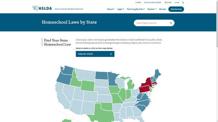 State Homeschool Laws - HSLDA
