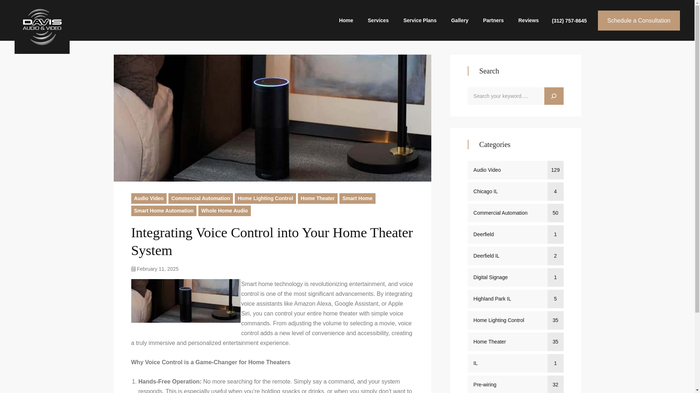 Integrate Voice Control in Home Theater