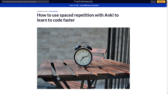 Master Coding with Anki Spaced Repetition
