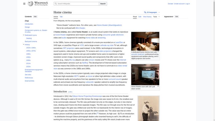 Discover Home Cinema - Wikipedia