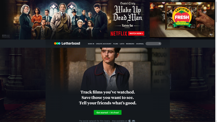 Letterboxd ��?�� Social film discovery