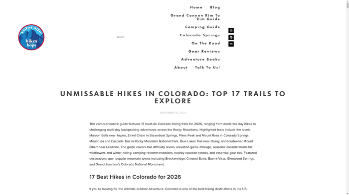 Explore 17 Best Colorado Hikes 2025