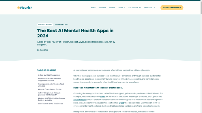Explore Best AI Mental Health Apps 2026